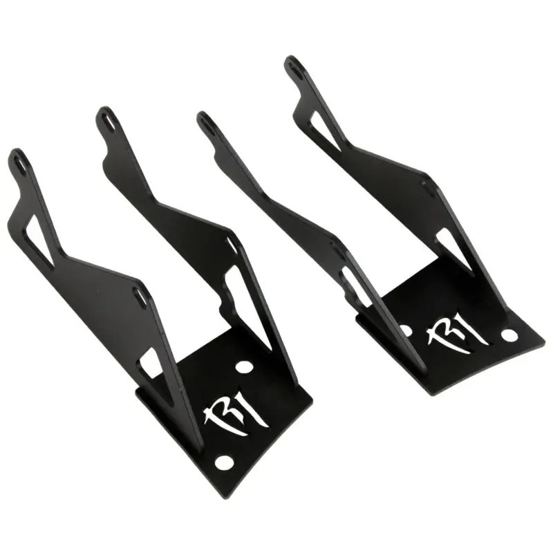 Rigid Industries Jeep JK Double -Pillar Mount 2 Sets Dually/D2 Lights
