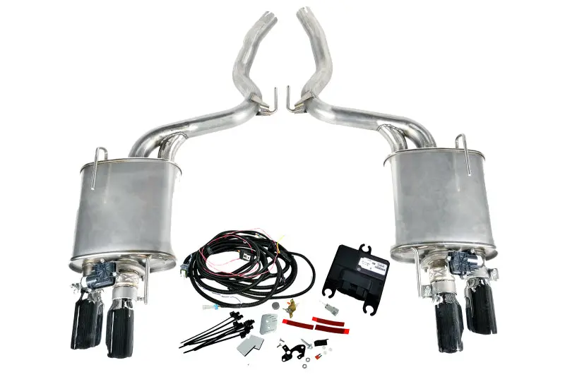 ROUSH 2015-2017 Ford Mustang ACTIVE Exhaust Upgrade Kit ACTIVE-READY Systems