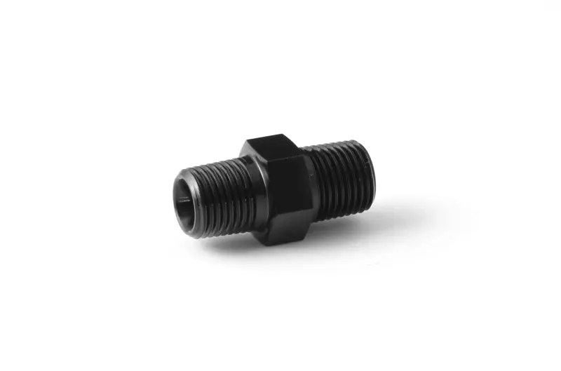 GFB 1/8 NPT Male to 1/8in NPT Male Adapter FXS 8050 - Precision Fuel Fitting Go Fast Bits