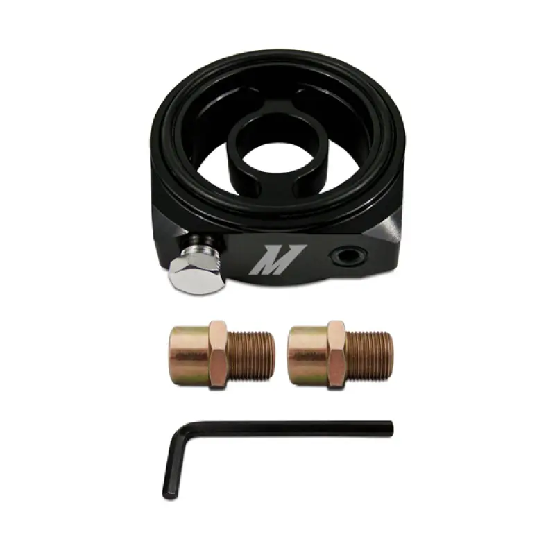 Mishimoto Oil Sandwich Plate Adapter 3 x 1/8in NPT Ports Enhanced Oil System Customization