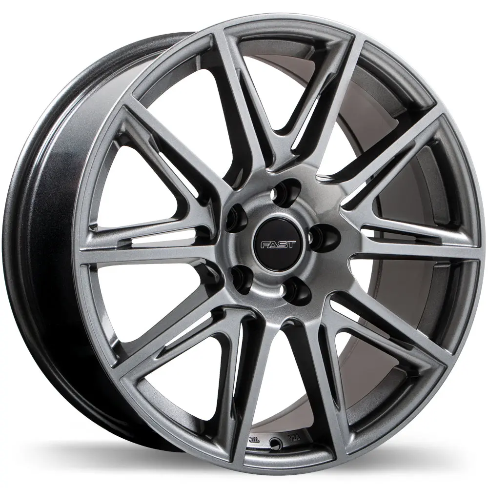Switch 18x8.0 5x114.3mm +35 Offset 66.1mm Hub Titanium Wheel Rim Fast Wheels
