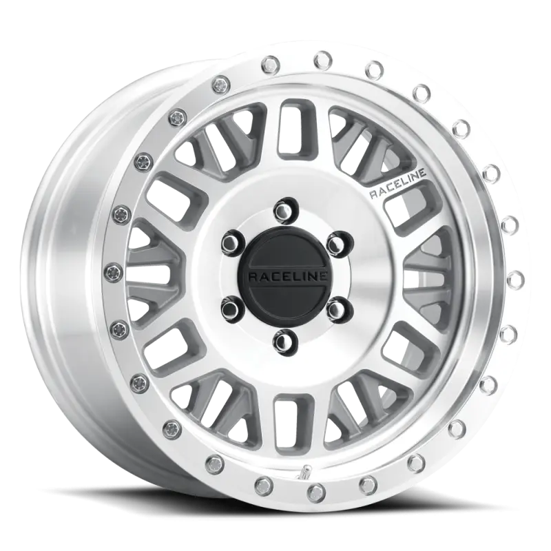Raceline 951MC Ryno 17x8.5 Machined Wheel 6x135 BP 0mm Offset