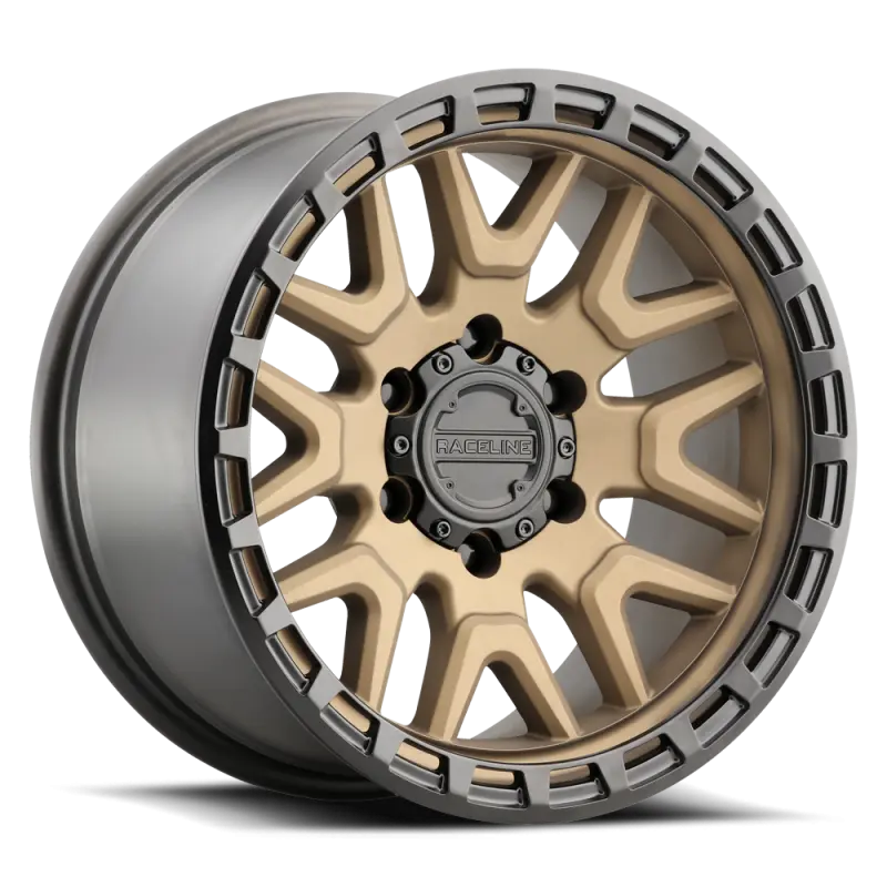 Raceline 953BZ Krank 17x9in Bronze Wheel 5x127 BP -12mm Offset 78.1mm Bore