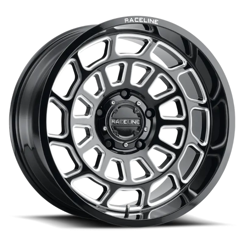 Raceline 955M Warp 20x9in Satin Black Milled Wheel 8x165.1 BP 0mm Offset
