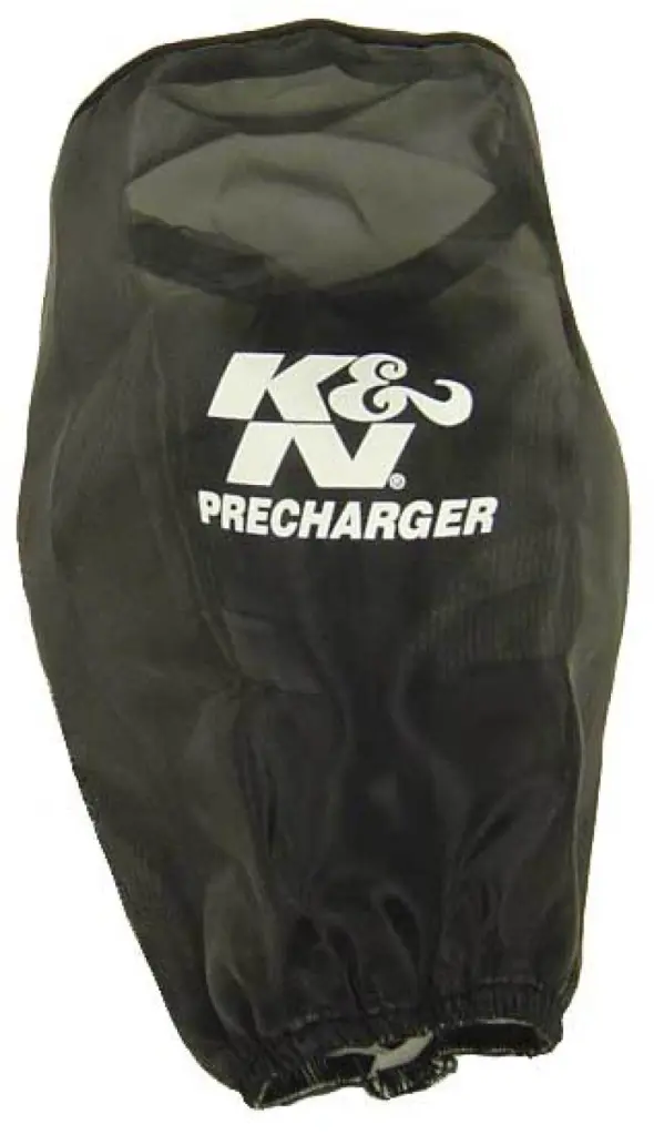 K&N Precharger Air Filter Wrap Round Straight Black 3.625in ID x 9in H K&N Engineering