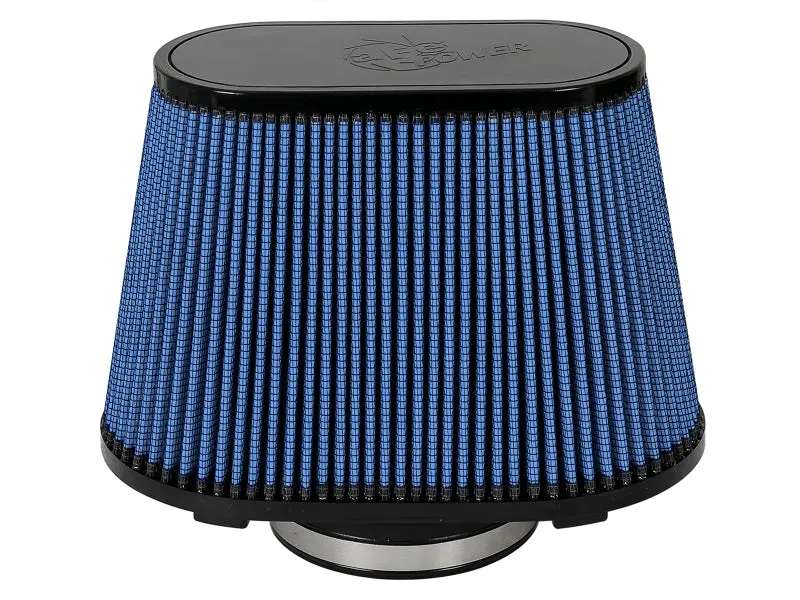 aFe MagnumFLOW Intake Replacement Air Filter Pro 5R Media 5 Flange 11x6.5 Base 8.5x4 Top 7.5 Height