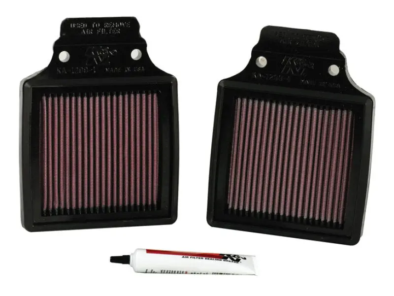 K&N 00-06 Kawasaki ZX12R Ninja Replacement Air Filter 2 Per Box K&N Engineering