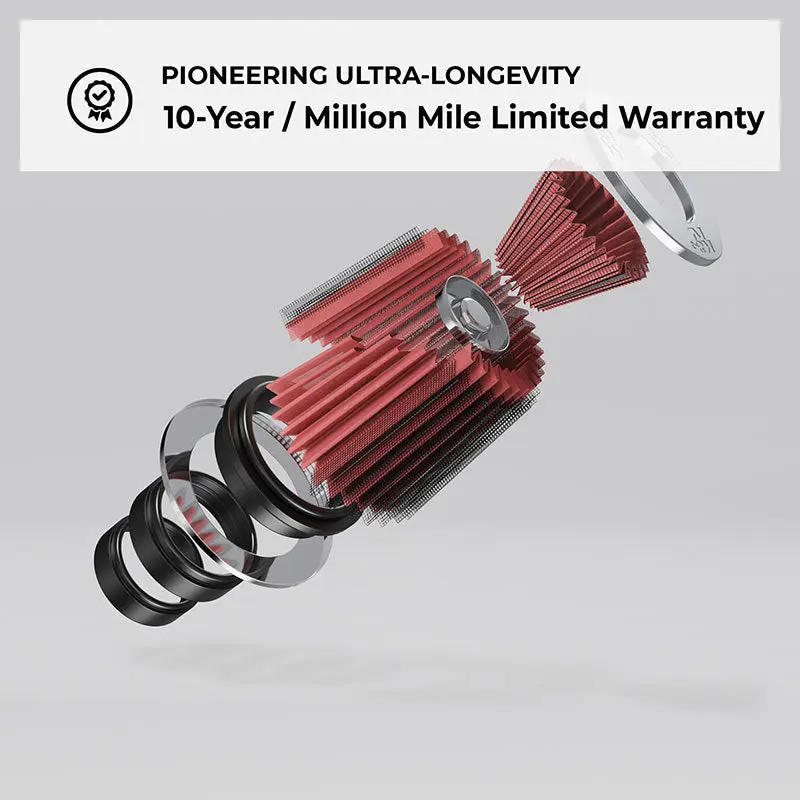 K&N 06 Chevrolet Duramax 6.6L-V8 DSL Drop Air Filter Heavy Duty Performance K&N Engineering