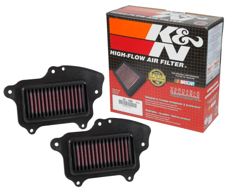 K&N Replacement Drop Air Filter Set 2 16-17 Suzuki Boulevard M90 1462CC K&N Engineering
