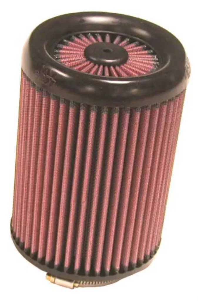 K&N Universal X Stream Clamp-On Round Straight Air Filter 3in Flange ID 5in OD 7in Height K&N Engineering
