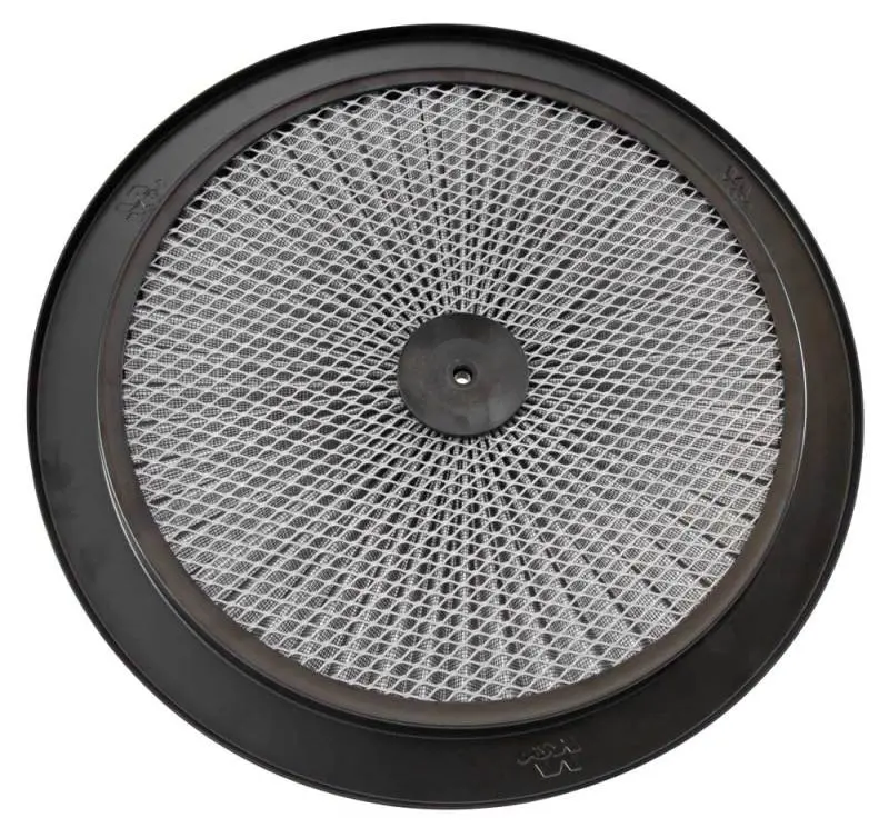 K&N X-Stream Top Filter 14in OD Black Round Lid High Performance Air Filter K&N Engineering