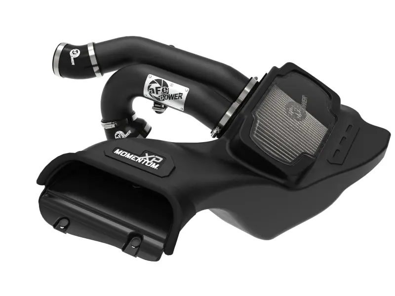 aFe 21-22 Ford F-150 Raptor V6-3.5L(tt) Momentum XP Cold Air Intake System Black Pro Dry S Filter