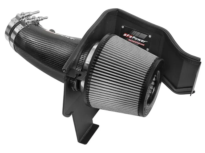 aFe POWER Magnum FORCE Carbon Fiber Stage 2 Pro Dry S CAIS 11-18 Dodge Challenger Charger V8 6.4L