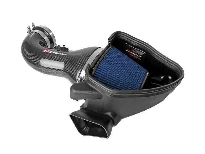aFe Track Series Carbon Fiber CAI System Pro 5R Filters 17-12 Chevrolet Camaro ZL1 6.2L V8