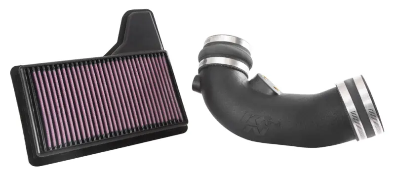 K&N 2015 Ford Mustang V8-5.0L Performance Air Intake System High Flow Filter K&N Engineering