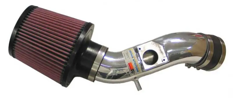 K&N Toyota Corolla L4-1.8L Polished Typhoon Short Ram Intake System High Flow Air Filter K&N Engineering