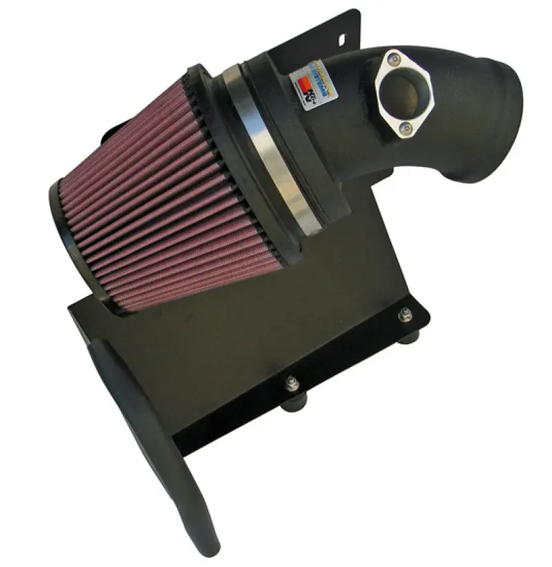 K&N Wrinkle Black Typhoon Short Ram Intake 2001-2005 BMW M3 E46 K&N Engineering