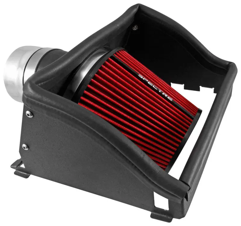 Spectre Polished Air Intake Kit Red Filter 2015-2018 Ford F150 2.7L/3.5L