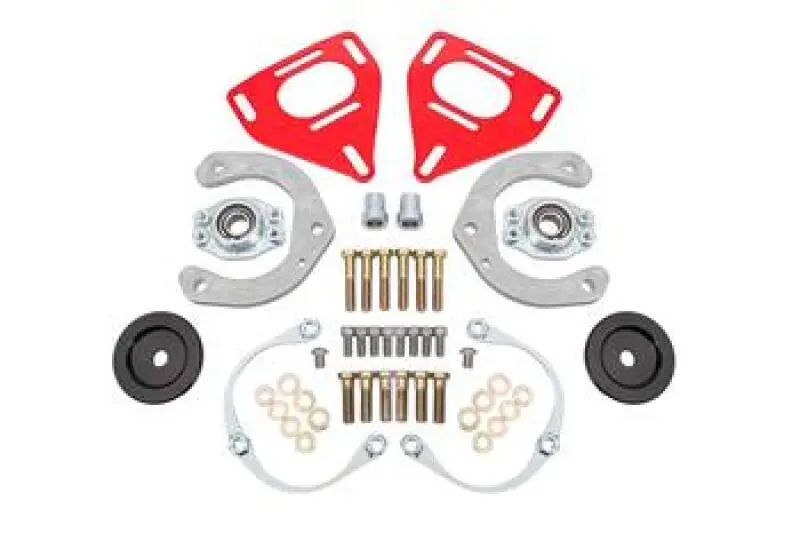 BMR 16-24 Chevrolet Camaro Caster Camber Plates Coil-Over Only Red Performance Suspension BMR Suspension