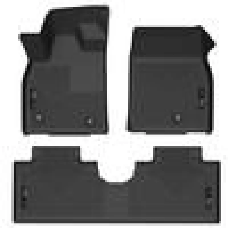 Husky Liners 2021 Ford Mustang Mach-E Weatherbeater Front & 2nd Seat Floor Liners Black