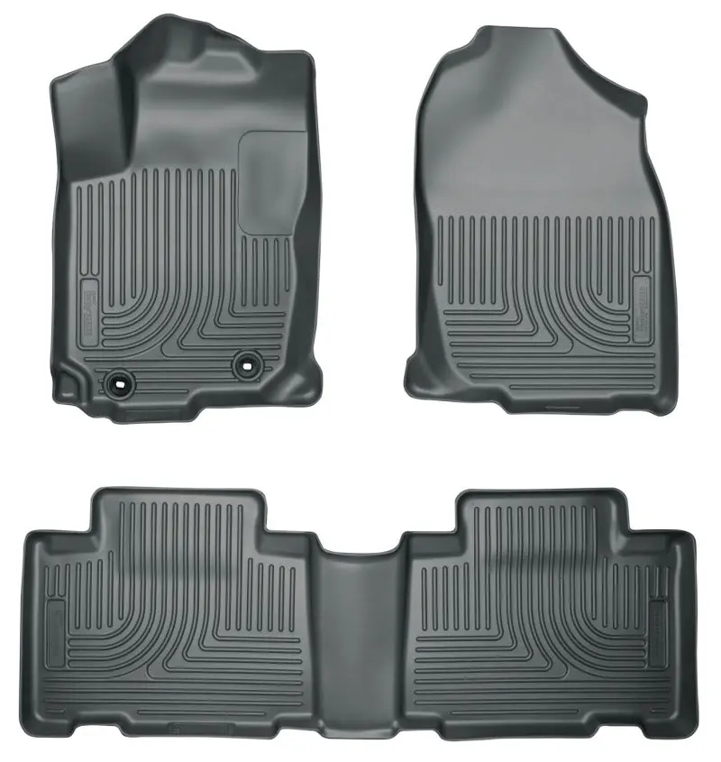 Husky Liners WeatherBeater Black Front & 2nd Seat Floor Liners 2013 Honda Accord 4-Door Sedan