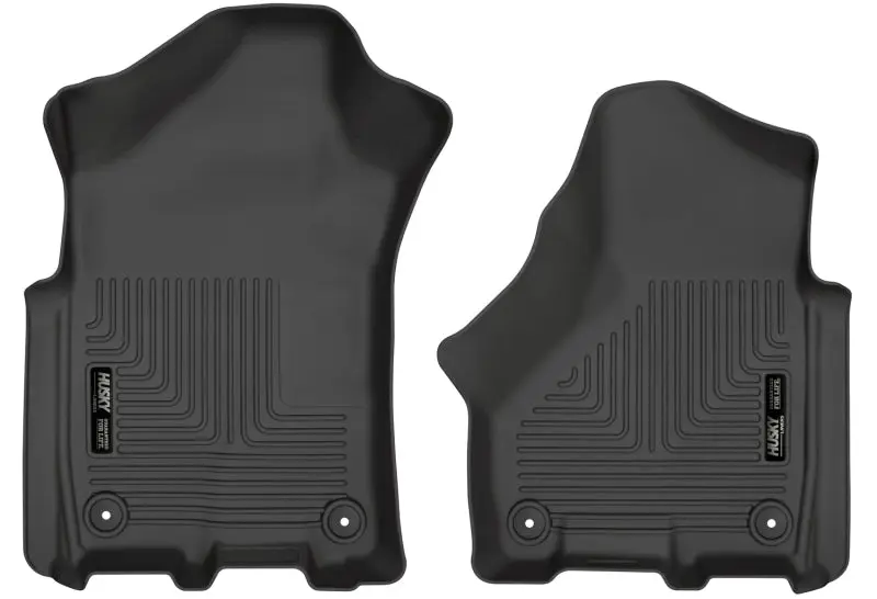 Husky Liners WeatherBeater Black Front Floor Liners 2019 Ram 2500/3500 Crew Cab Mega Cab