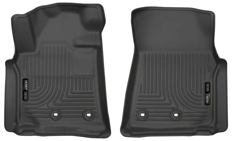 Husky Liners Weatherbeater Black Front Floor Liners 13-16 Lexus LX570 and Toyota Land Cruiser