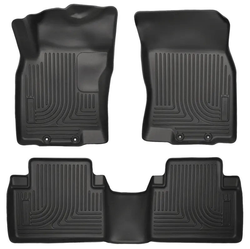 Husky Liners WeatherBeater Front & Second Row Black Floor Liners 2014 Nissan Rogue