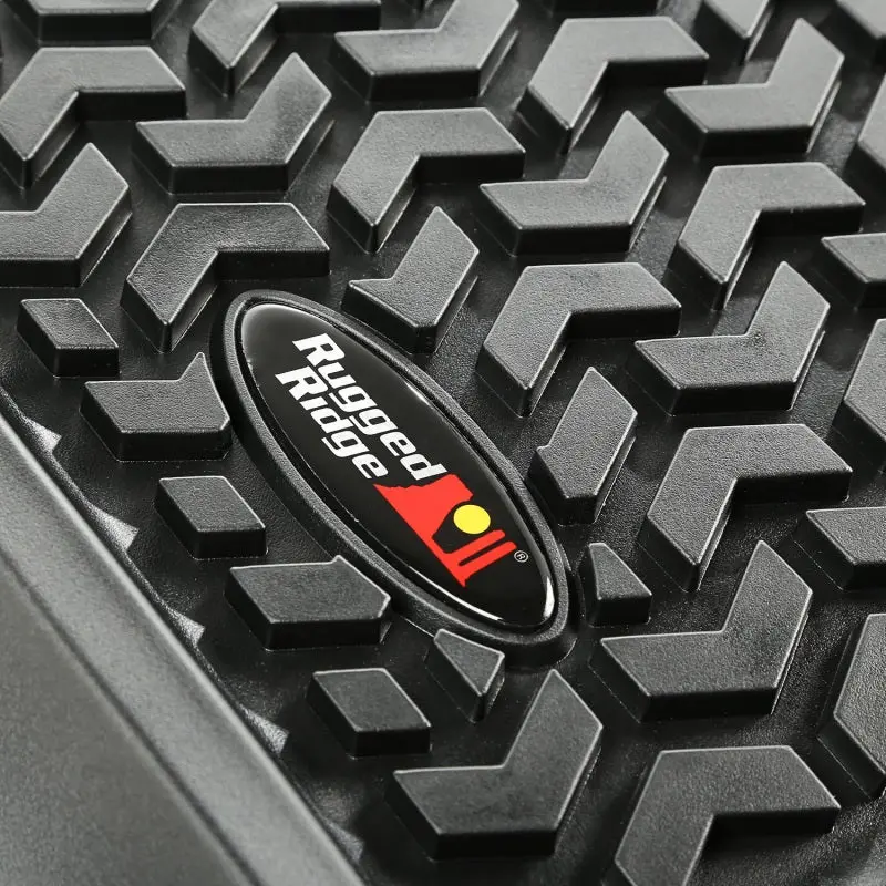 Rugged Ridge Front Floor Liners Black 1997-2003 Ford F-150 Regular Extended Cab