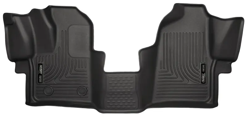 Husky Liners 2015 Ford Transit 150 250 350 WeatherBeater Front Black Floor Liners
