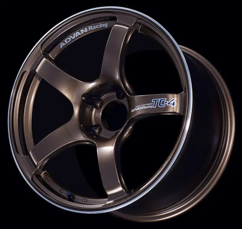 Advan TC4 17x9 +63 5x114.3 Racing Wheel Umber Bronze Ring