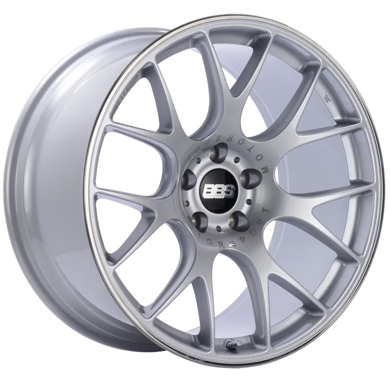 BBS CH-R 20x10.5 5x112 ET25 Brilliant Silver Polished Rim Protector Wheel PFS/Clip Required