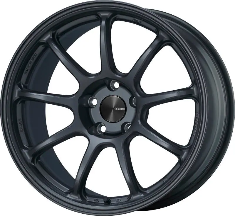 Enkei T6R 17x8 Gloss Gunmetal Wheel 5x114.3 Bolt Pattern 40mm Offset 72.6 Bore