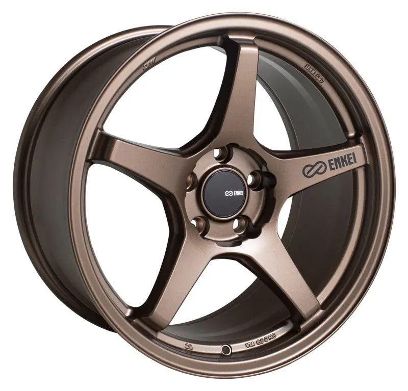 Enkei TS-5 18x9.5 Bronze Wheel 5x100 Bolt Pattern 45mm Offset 72.6mm Bore