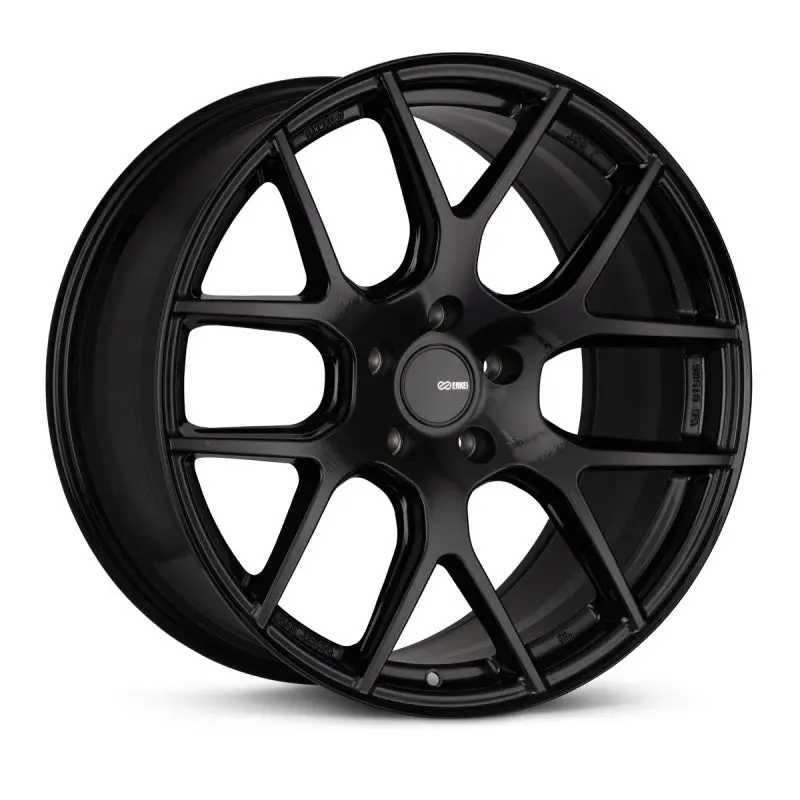 Enkei XM-6 20x9.5 5x120 40mm Offset 72.6mm Bore Gloss Black Alloy Wheel