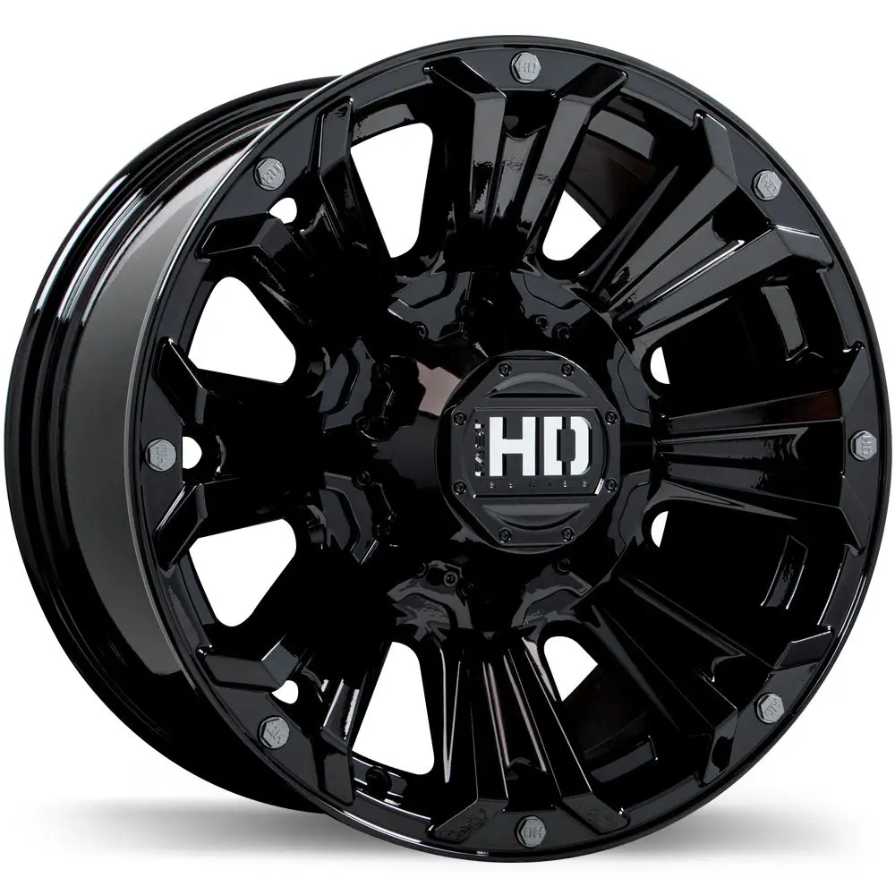 AMMO 17x9.0 8x165.1mm +20 Offset 125.0mm Bore Black Wheels Fast HD