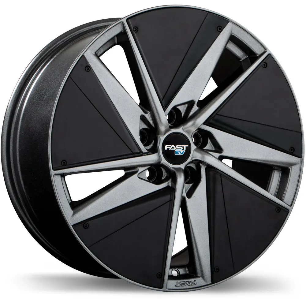 EV01+ 19x8.5 5x108mm +40 Offset 63.4mm Hub Titanium Wheel Fast Wheels