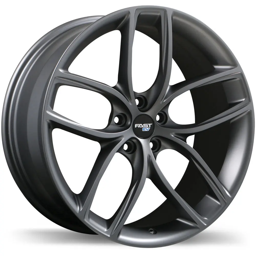 EV04 19x9.5 5x114.3mm +35 Offset 68.2mm Hub Gray Satin Wheel Fast Wheels