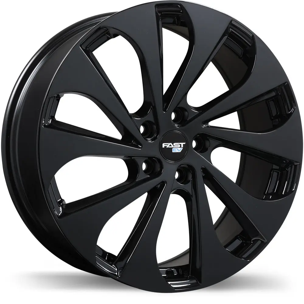 EV05 19x8.5 5x114.3mm +40 Offset 66.1mm Hub Black Finish Wheel Fast Wheels