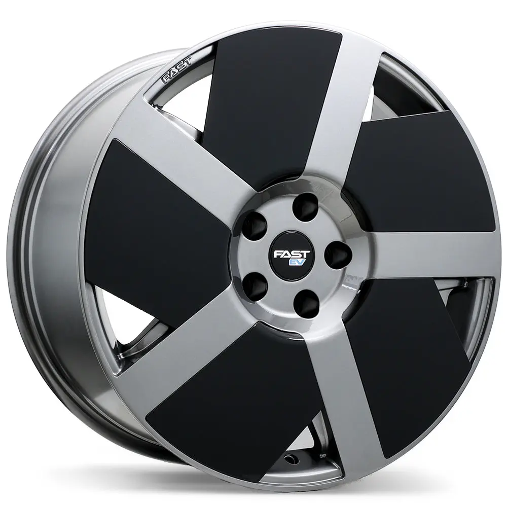 EV06 19x9.5 5x114.3mm +45 Offset 64.1mm Hub Gray Alloy Wheel Fast Wheels