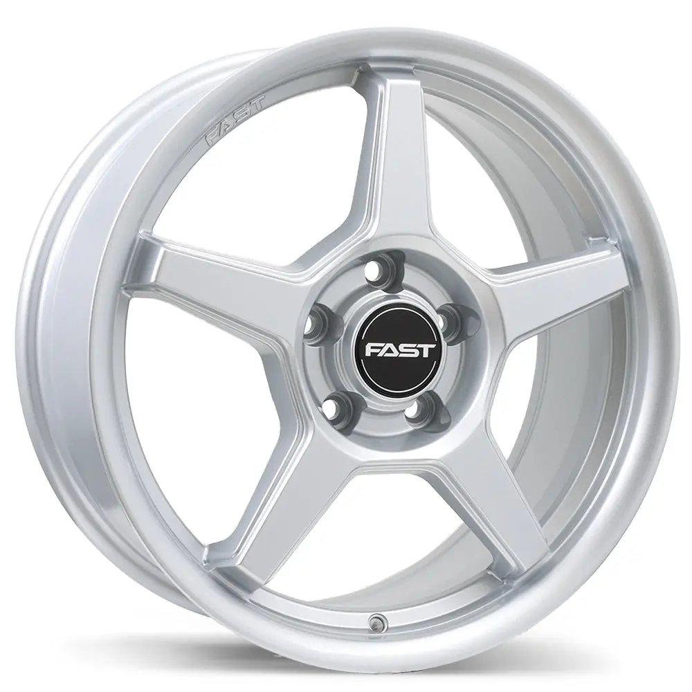 Flair 17x7.0 Silver Wheel 5x114.3mm +40 Offset 64.1mm Hub Bore Fast Wheels