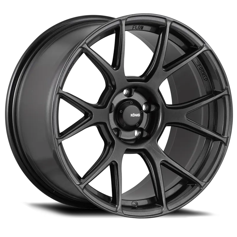 Konig Ampliform 19x8.5 5x114.3 ET30 Dark Metallic Graphite Wheels - Modern Design