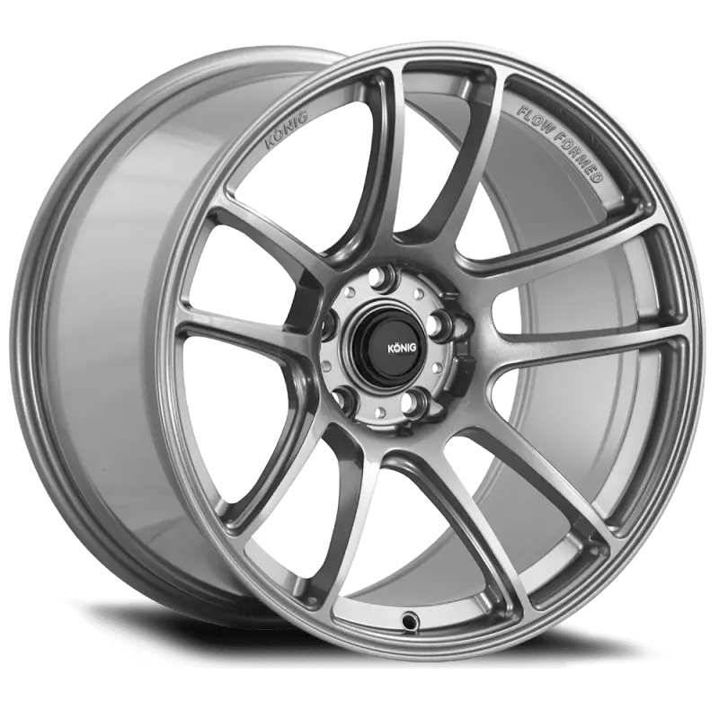 Konig Heliogram 17x9 5x114.3 ET25 Titanium Metallic Flow Formed Wheel