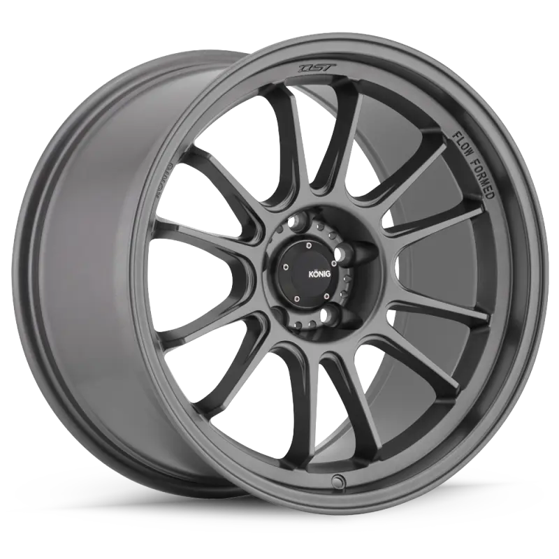 Konig Hypergram 17x8 4x100 ET45 Matte Grey Wheels - Lightweight Performance
