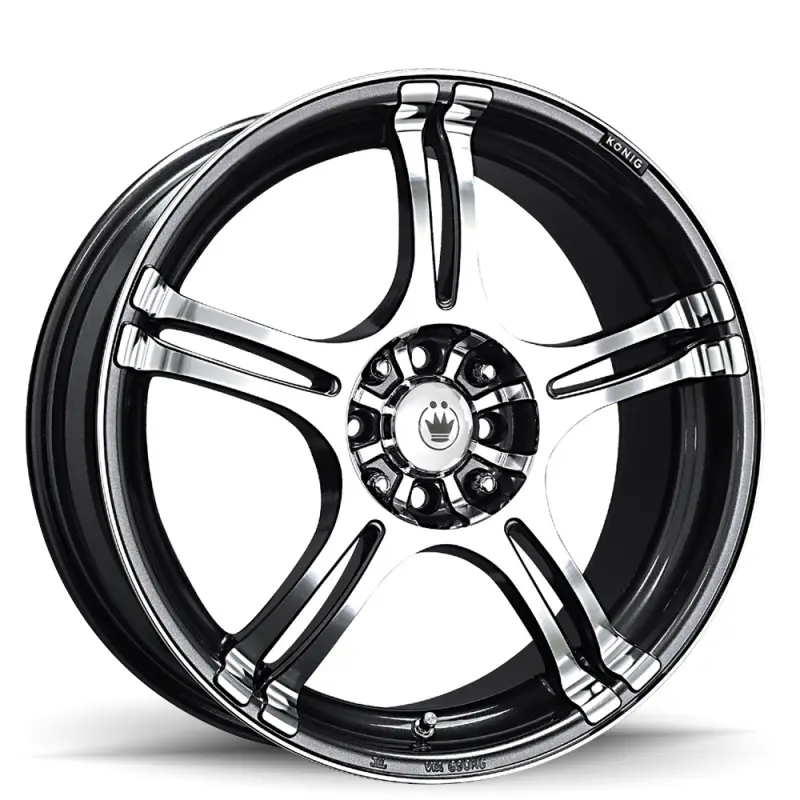 Konig Incident 14x6 8x100/114.3 ET38 Graphite Alloy Wheels - Lightweight Performance