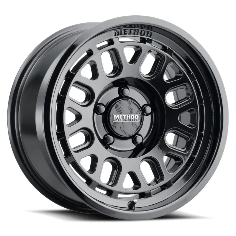 Method MR321 17x8.5 0mm Offset 6x5.5 BP 106.25mm CB 4.72in BS Gloss Black Wheel Method Wheels