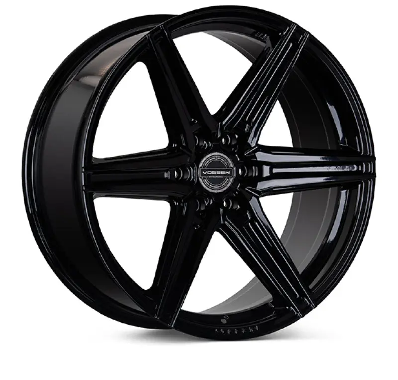 Vossen HF6-2 24x10 Gloss Black Wheel 6x139.7 ET25 Deep Face 106.1