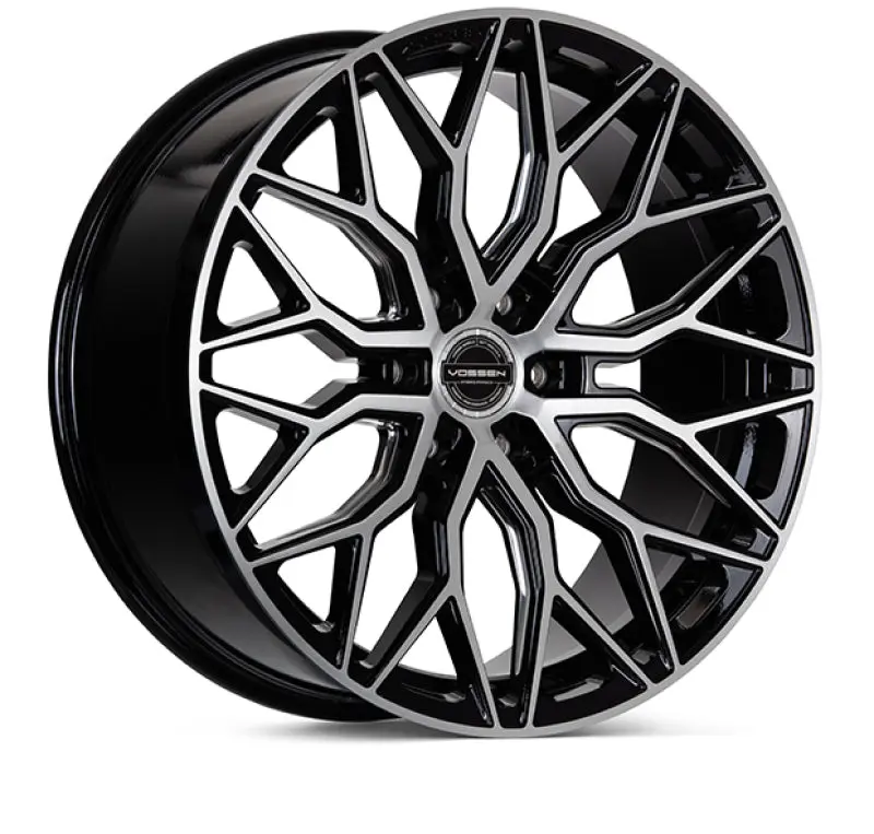 Vossen HF6-3 22x9.5 Brushed Gloss Black Wheel 6x139.7 ET20 Deep Face 106.1
