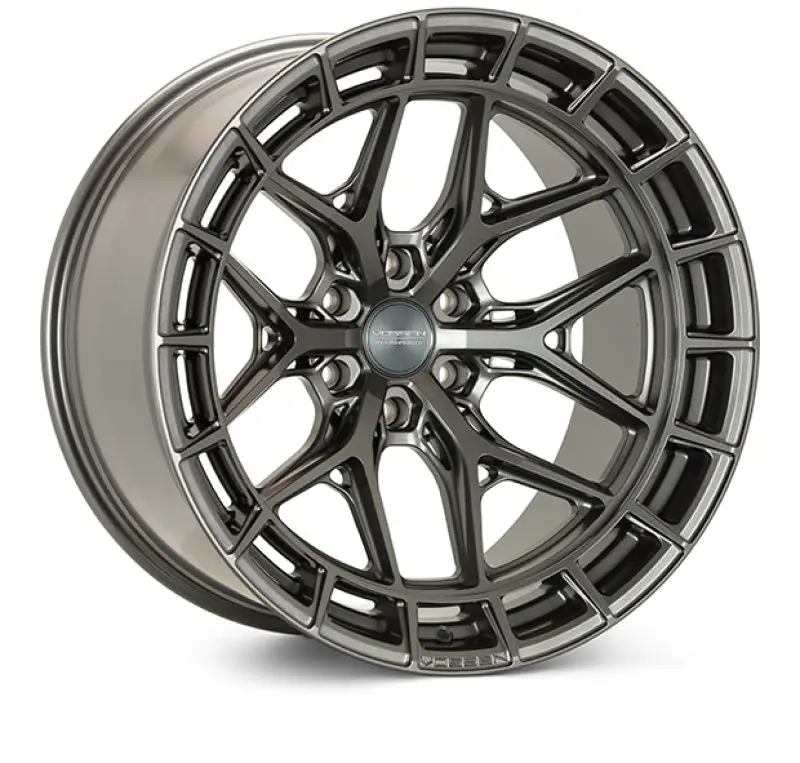 Vossen HFX-1 22x9.5 Matte Gunmetal Wheel 6x139.7 Bolt Pattern ET20 Deep Concave