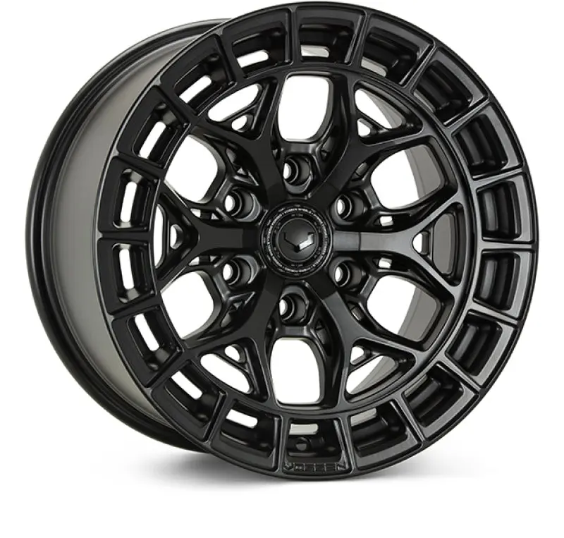 Vossen HFX-1 22x9.5 Satin Black Wheel 6x139.7 Bolt Pattern ET20 Deep Concave
